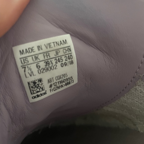 Adidas samba uk 6 purple and gum - Picture 6 of 6